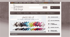 Desktop Screenshot of maisondulinge.fr
